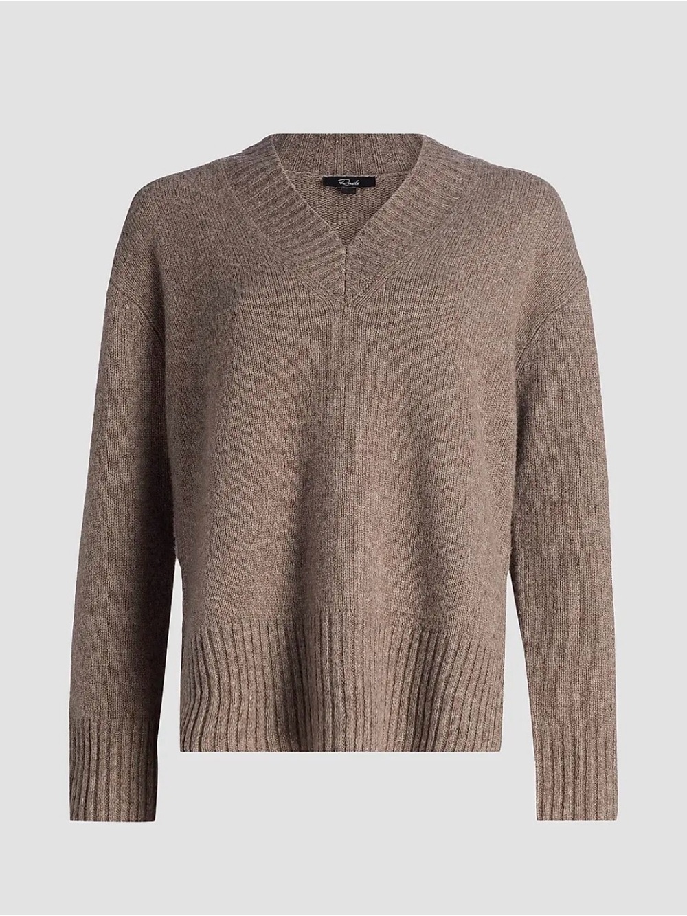 RAILS Gisella Cashmere-Silk V-Neck Sweater - Size S